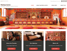Tablet Screenshot of maitripacentre.org